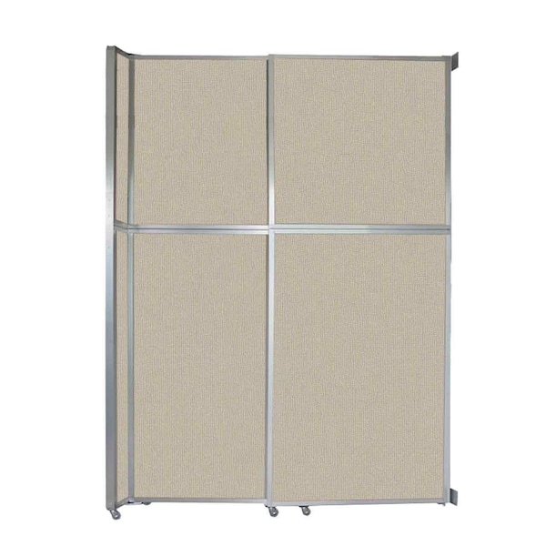 Operable Wall Sliding Room Divider 6'10" x 10'3/4" Sand Fabric